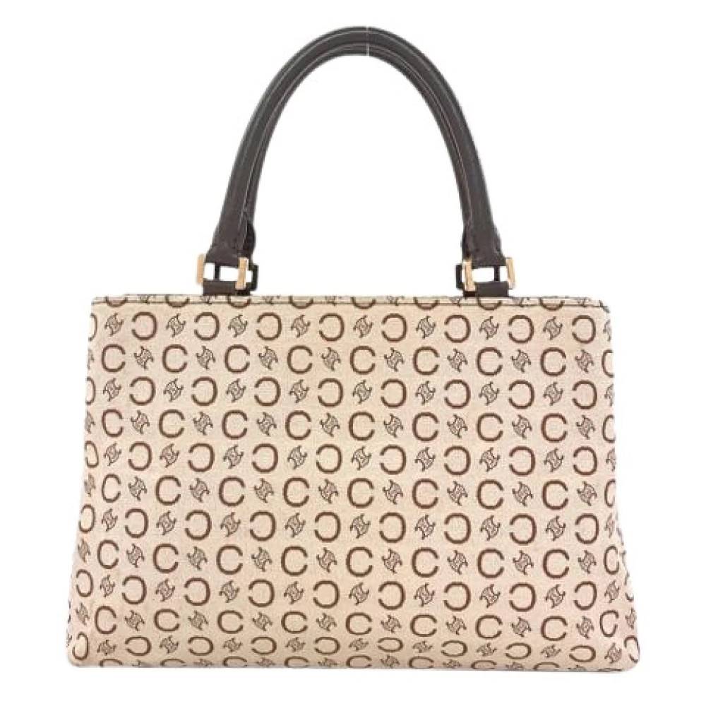 Celine Vintage Pre-owned Canvas celine-tasker - Vintage - Dame - Beige - ONE SIZE -