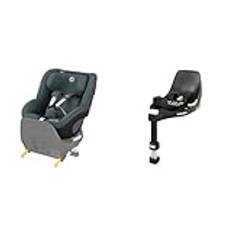 Maxi-Cosi Pearl 360 i-Size Babyskydd, 360 Roterande Bilbarnstol, 3 months - 4 years (61-105 cm), Authentic Graphite & Maxi-Cosi FamilyFix 360 i-Size bas, roterande bilbarnstolsystem, svart