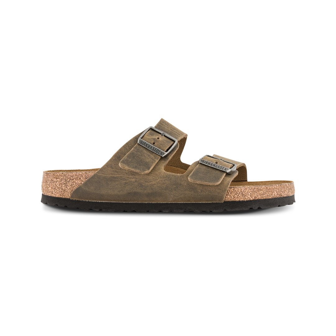 Birkenstock Arizona Soft Sandal Regular Faded Khaki Brun 1019313 - 43