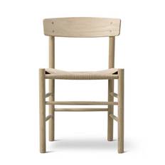 Fredericia Furniture J39 Folkestolen Matbordsstol Oak Soap/Natural Paper Cord