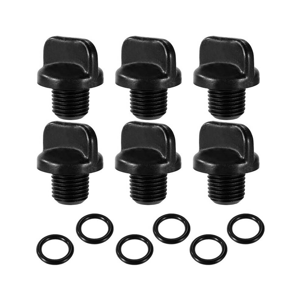 R0446000 Drain Plug & 6 O-Ring Replacement for Jandy & Filter Pumps, Pool Spa Heater Drain Parts