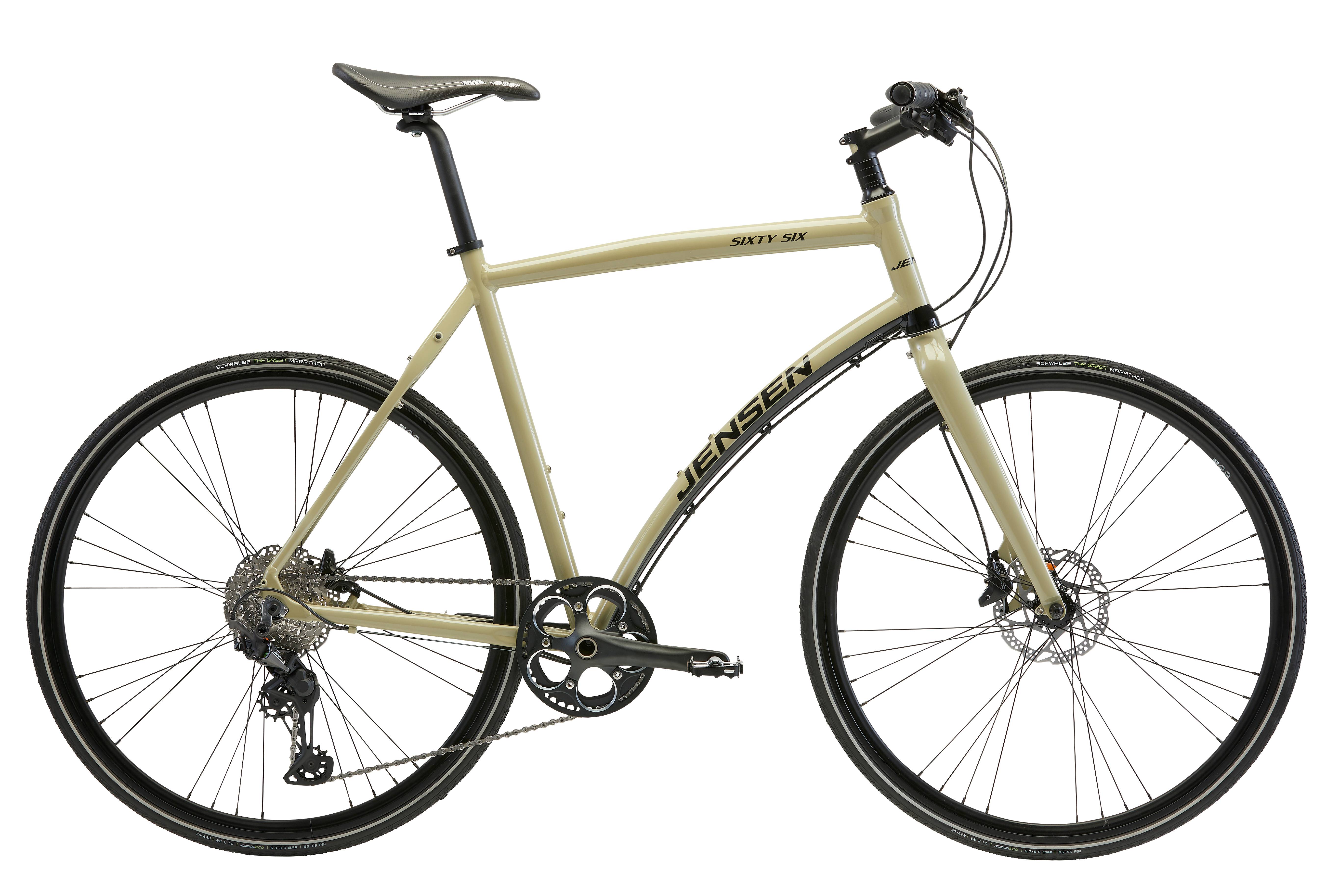 Jensen - Sixtysix Herre Citybike - Glossy - M - brown