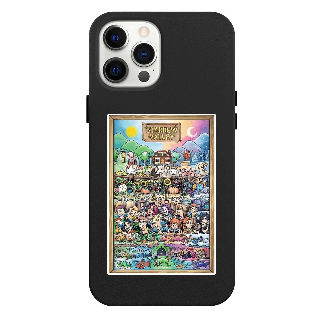 Stardew Valley Phone Case For iPhone Samsung Galaxy Pixel OnePlus Vivo Xiaomi Asus Sony Motorola Nokia - Stardew Valley Characters Painting Frame Sticker.
