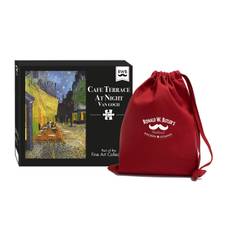 Cafe Terrace at Night by Van Gogh 300 Piece Wooden Jigsaw Puzzle