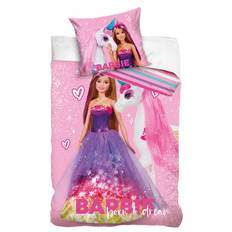 Barbie Sengetøj 150 x 210 cm - 100 procent bomuld
