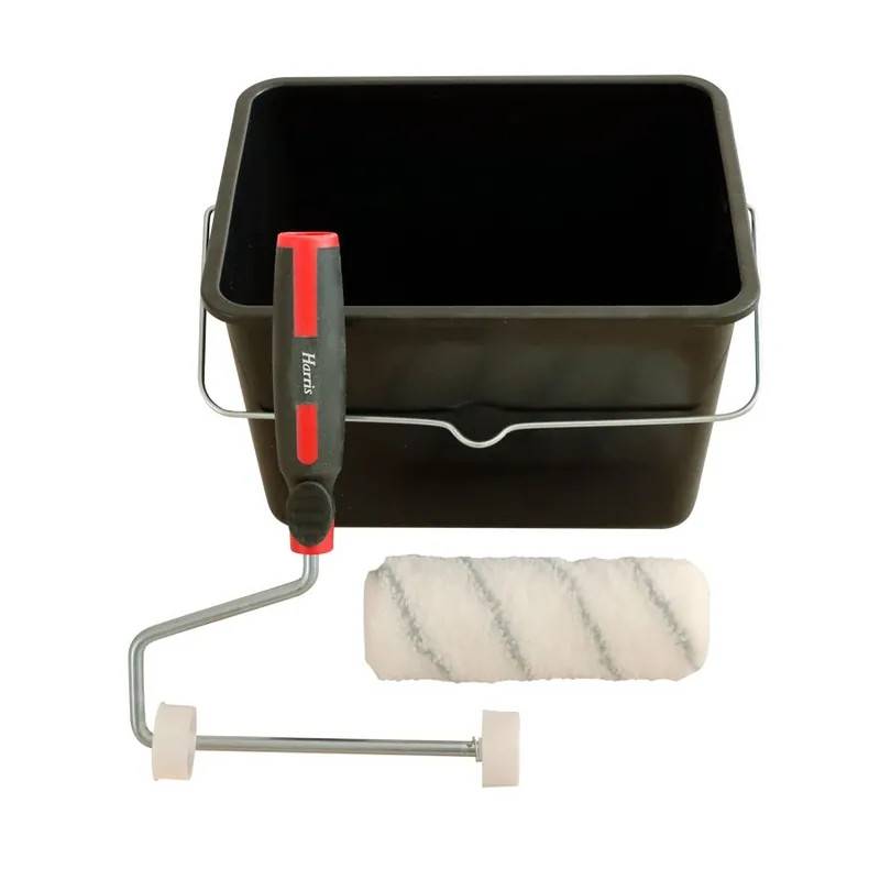 Malerspand, rulleskaft og malerrulle 18 cm