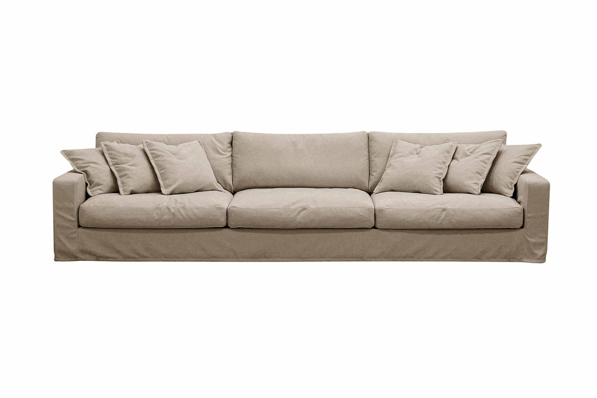 Scandinavian Choice Valencia Extra Djup 5-sits Soffa med avtagbar och tvättbar klädsel - Brun Tyg