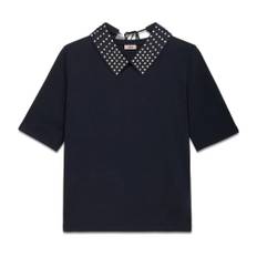 Oltre, Toppar , Dam, 2Xl, Bomull, T-shirt med korta ärmar och juvelringning