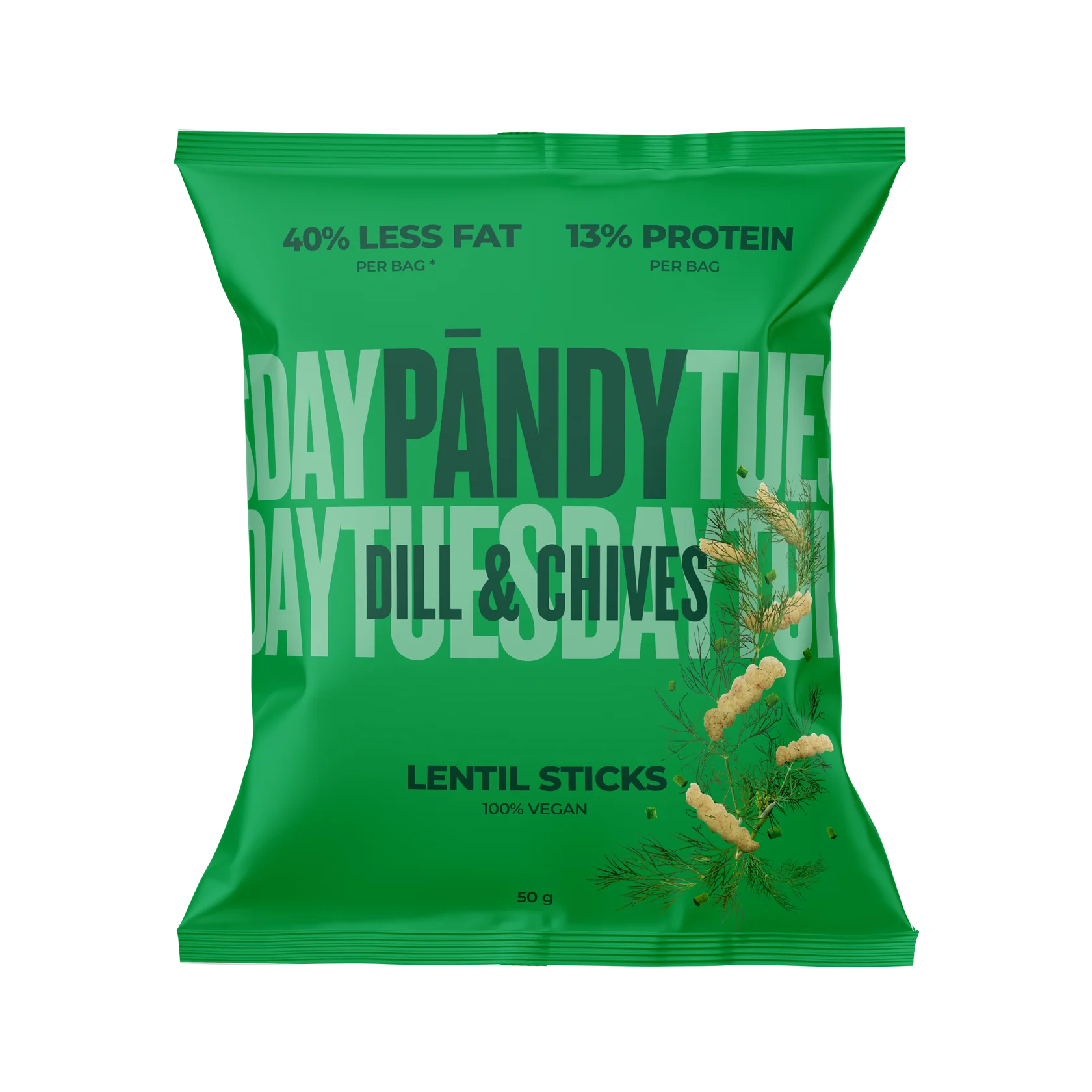 PANDY Chips - Dill & Chive (50g) - Snack