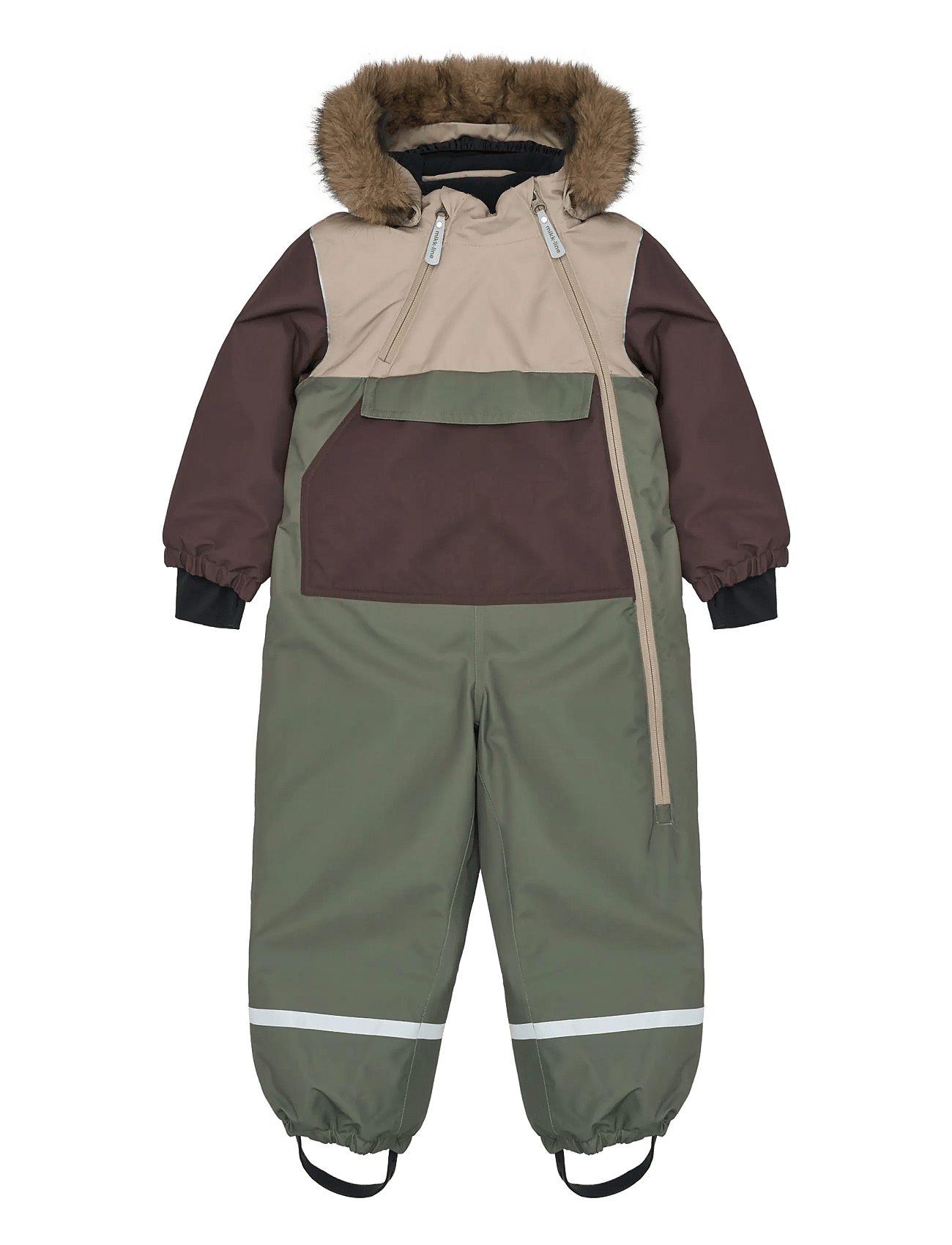 mikk-line Anorak Snowsuit - Khaki green - 110