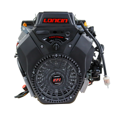 Loncin H765i 27.0hk EFI benzin motor med 28.5x90.5mm aksel - El-start med udstødning