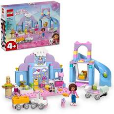 Gabby's Dollhouse 10788 Byggleksaksset , 8-rums lekstuga med purrfekta detaljer och populära karaktärer från showen , inklusive Gabby , Pandy Paws , C - 10796 (En-Storlek)