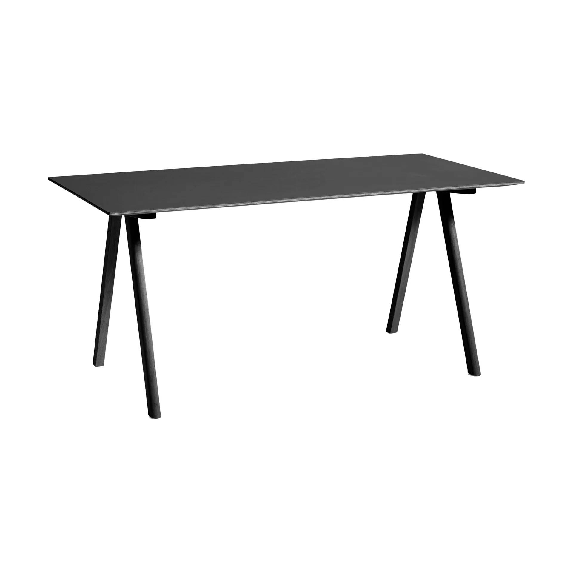 HAY CPH10 2.0 skrivbord 80x160 cm Black laminate-oak veneer