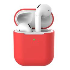 Apple Airpods silikone cover til opladningsetui - Rød