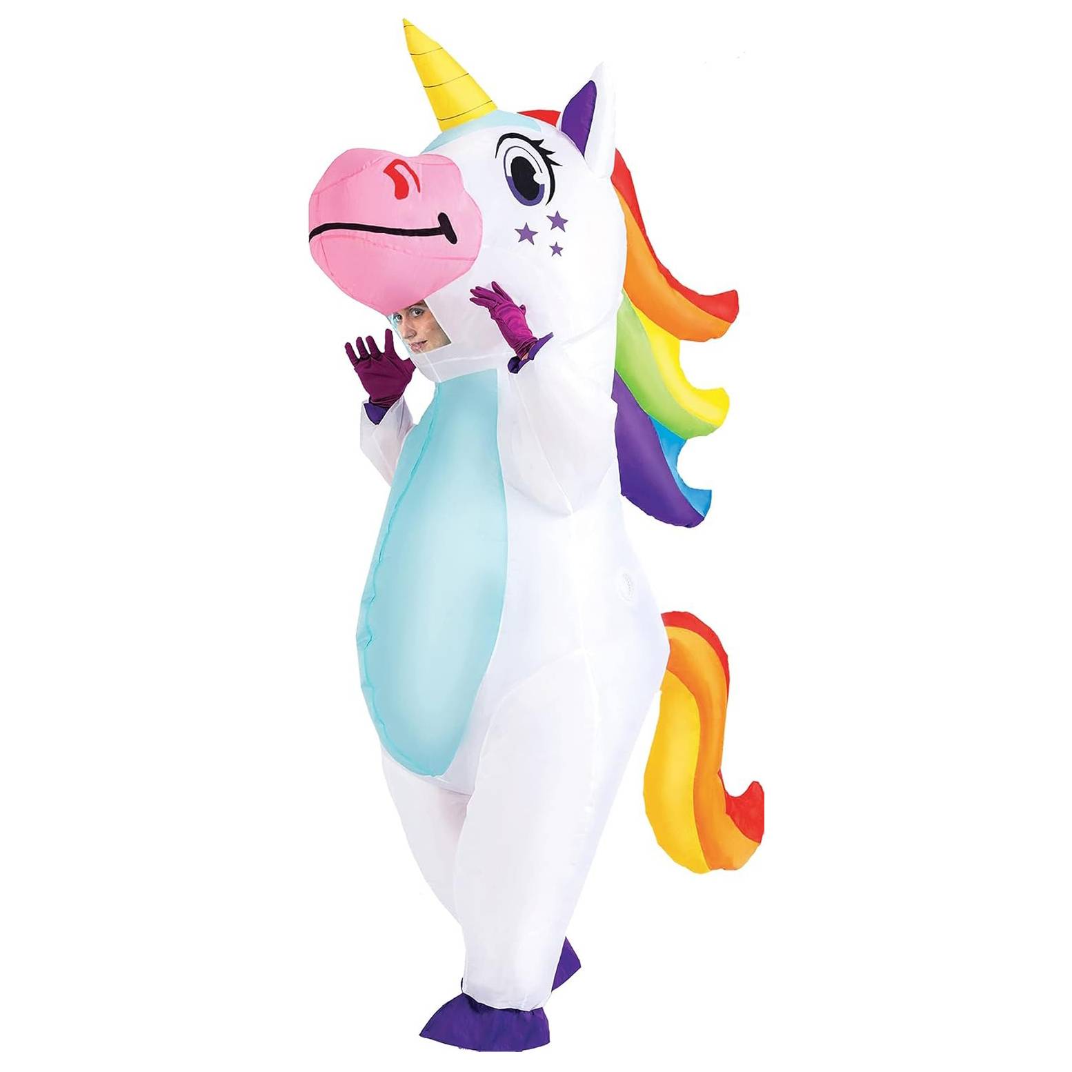 Adult Unicorn Inflatable Costumes Christmas Anime Cosplay Costume Unicorn Mascot Fancy Party Role Play Disfraz