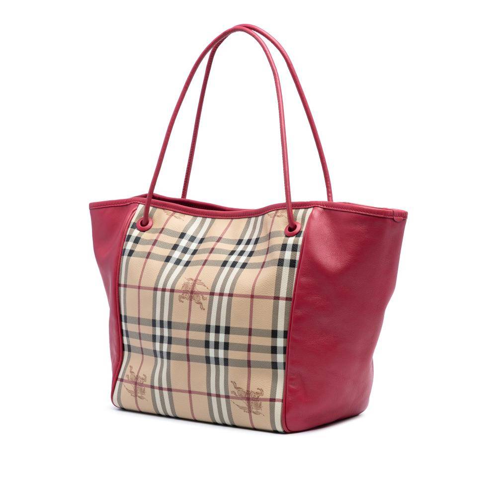 Burberry Vintage Tote Stl. - Totebags Från Magasin - Beige (L 27.50cm x W 26cm x D 15cm)