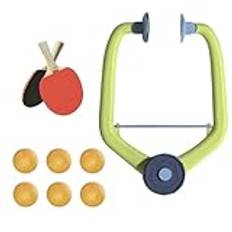 Door Table Tennis Game, Portable Table Tennis Set, Adjustable Table Tennis Game, Table Tennis Starter Kit, Table Tennis Trainer Game With Adjustable Net, Includes Rackets for Kids and Beginners