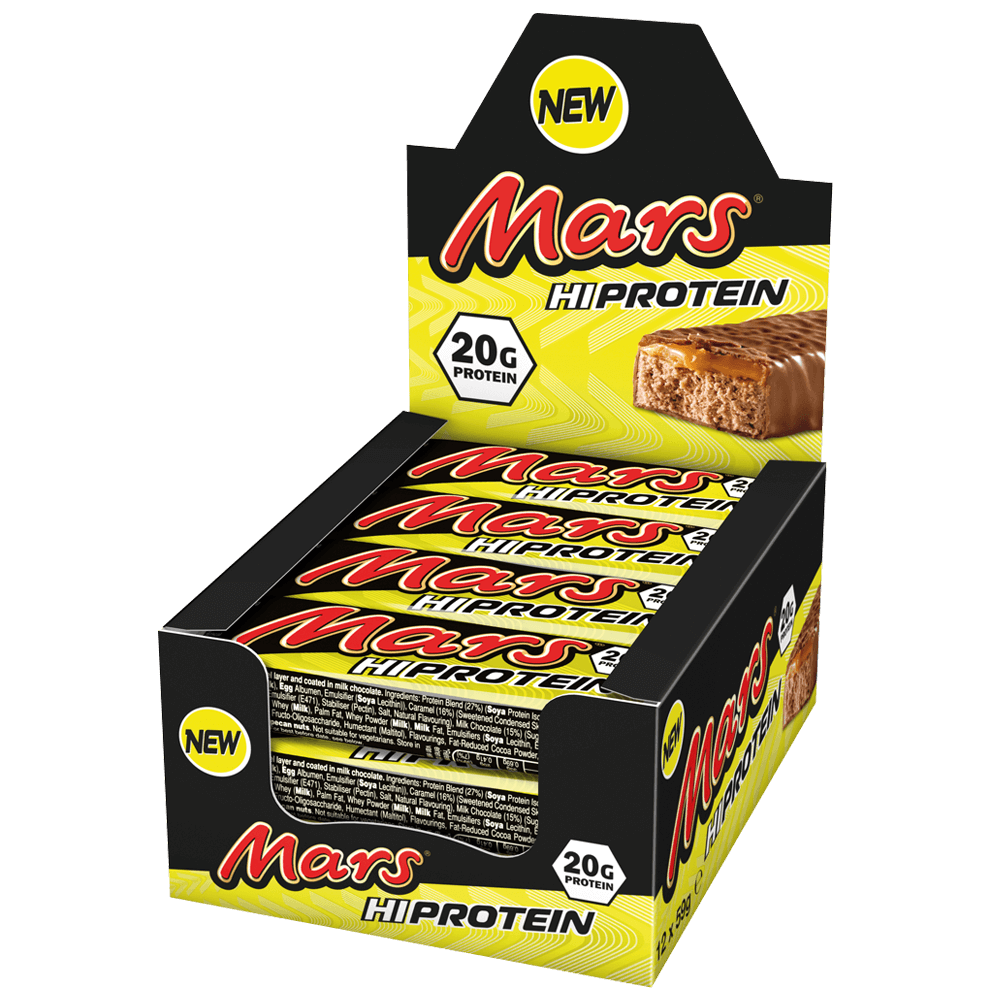 Mars Protein Mars Hi-Protein Bar - 10x59g. - Proteinbar.