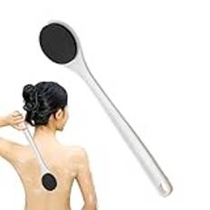 Dusch ryggborste med långt handtag, badborstar långa handtag för äldre,Mjuk borst duschkroppsborste Ryggskrubber - Bärbar kroppsskrubb, bekväm ryggmassage för våt eller torr borstning