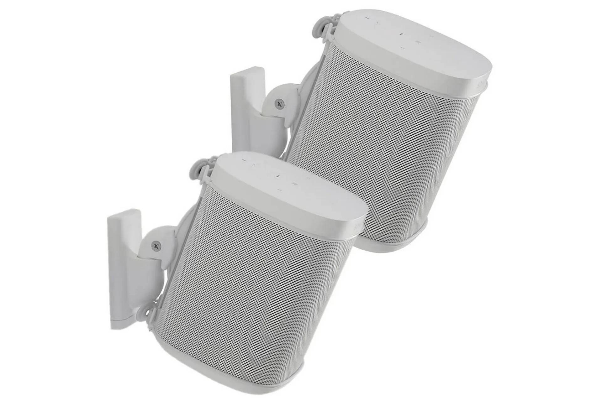 Högtalarfäste Sanus för Sonos One SL Play:1 och Play:3 - Vit Högtalarstativ