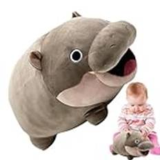 Hippo Tedy | Hippo Toy | Soft Hippo Stuffed Toy | Hippo Animal Plush | Flufy Hippo Stuffed Animal | Hippopotamus Plush | Hippo Stuffed Animal | Cuddly & Non-deforming For Kids & Adults Doll