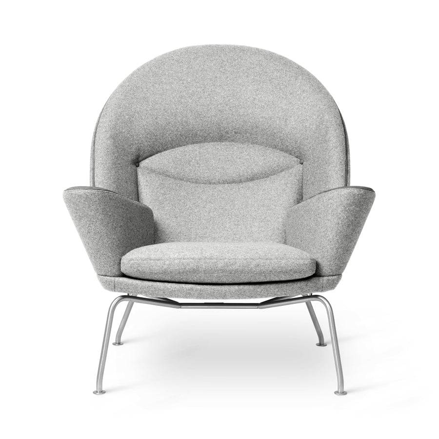 CH468 Oculus Chair af Hans J. Wegner Tekstil: Divina Melange 120 - Jacobsen Plus