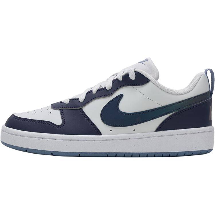 Nike Court Borough Låg topp Barn Livsstilsskor Blå Vit Unisex IB0716-001 cm gray