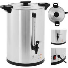 Kaffe- og temaskine med hane 20 l 1650 W sølv