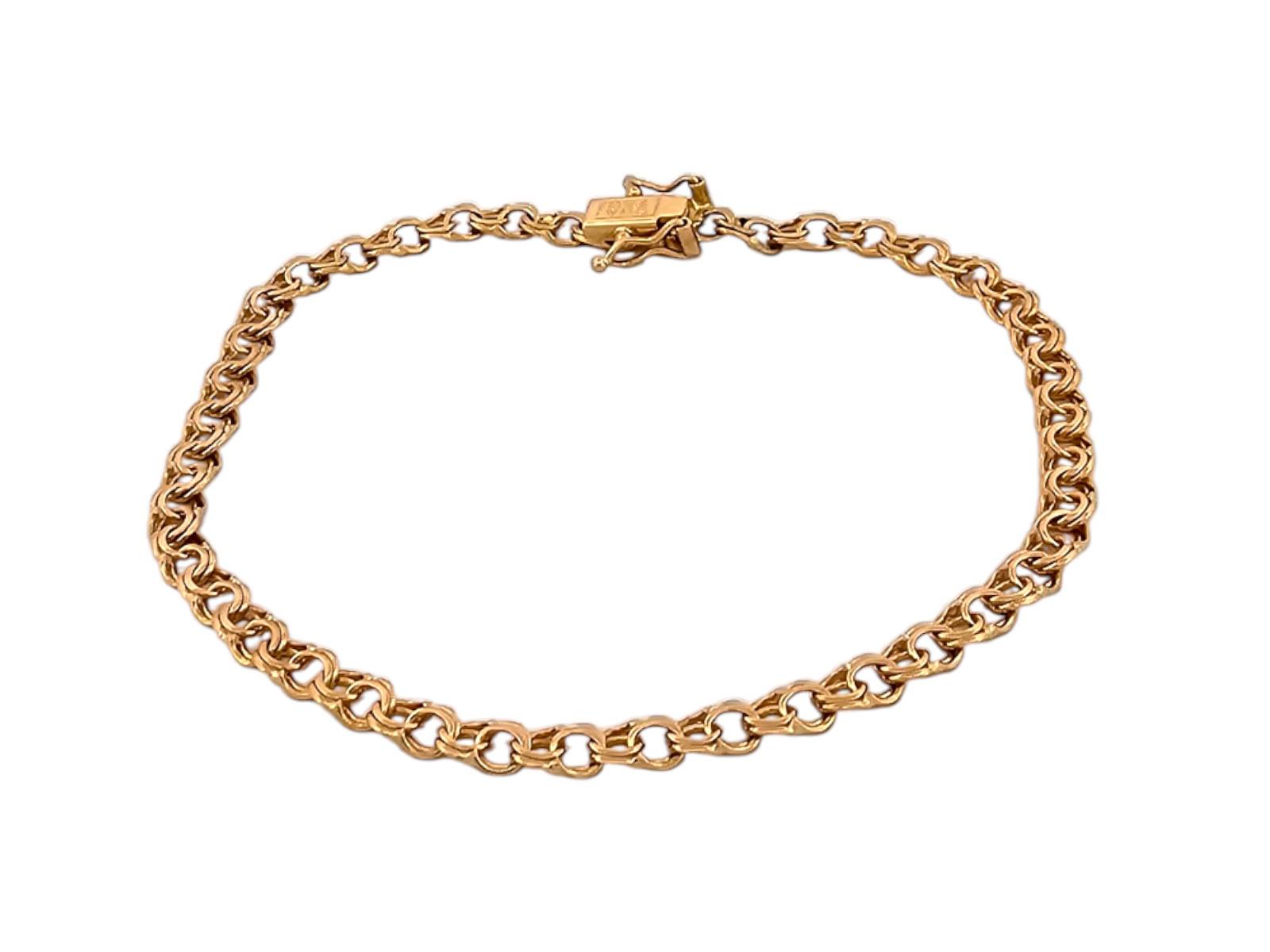 18k Bismarck armband 4,8 gram 19cm