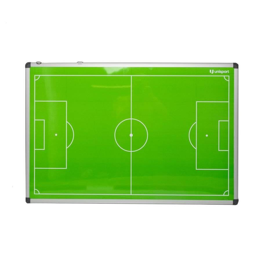 Unisport Taktiktavle 60cm. x 90cm. - Grøn/Hvid/Sort.