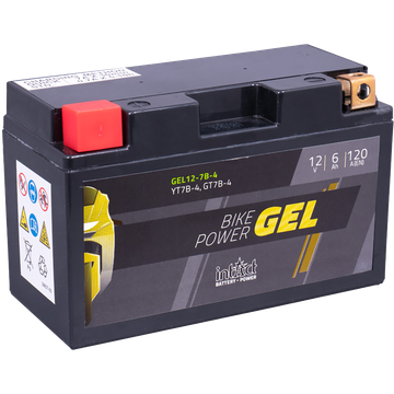 YTX6,5L-BS YT7B GEL batteri til MC og ATV 12V 6,0Ah (150x65x92mm)