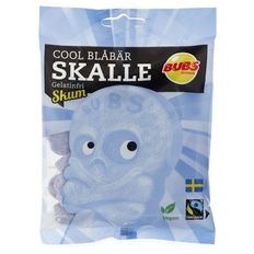 Bubs Cool Blåbær skum vingummier - 90g - GreenOS.dk