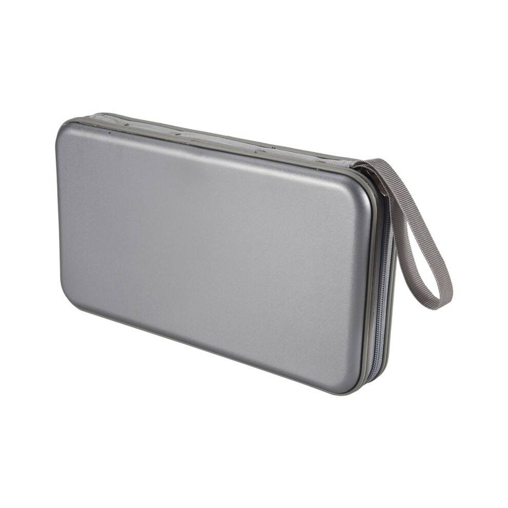 80 Disc Album CD DVD Carry Cover Case Wallet Storage Holder Bag Hard Box - Silver