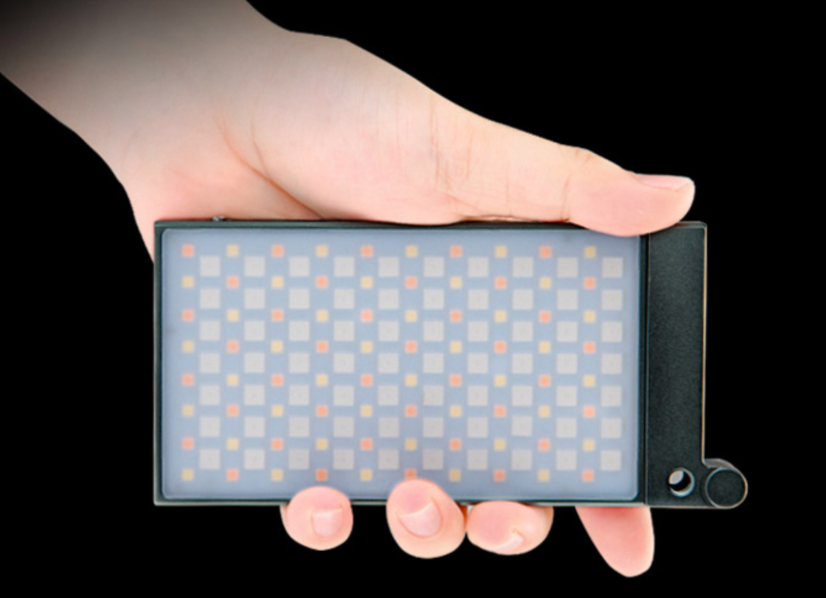 Godox M1 Tiltbar mini LED-panel med RGB för video och foto
