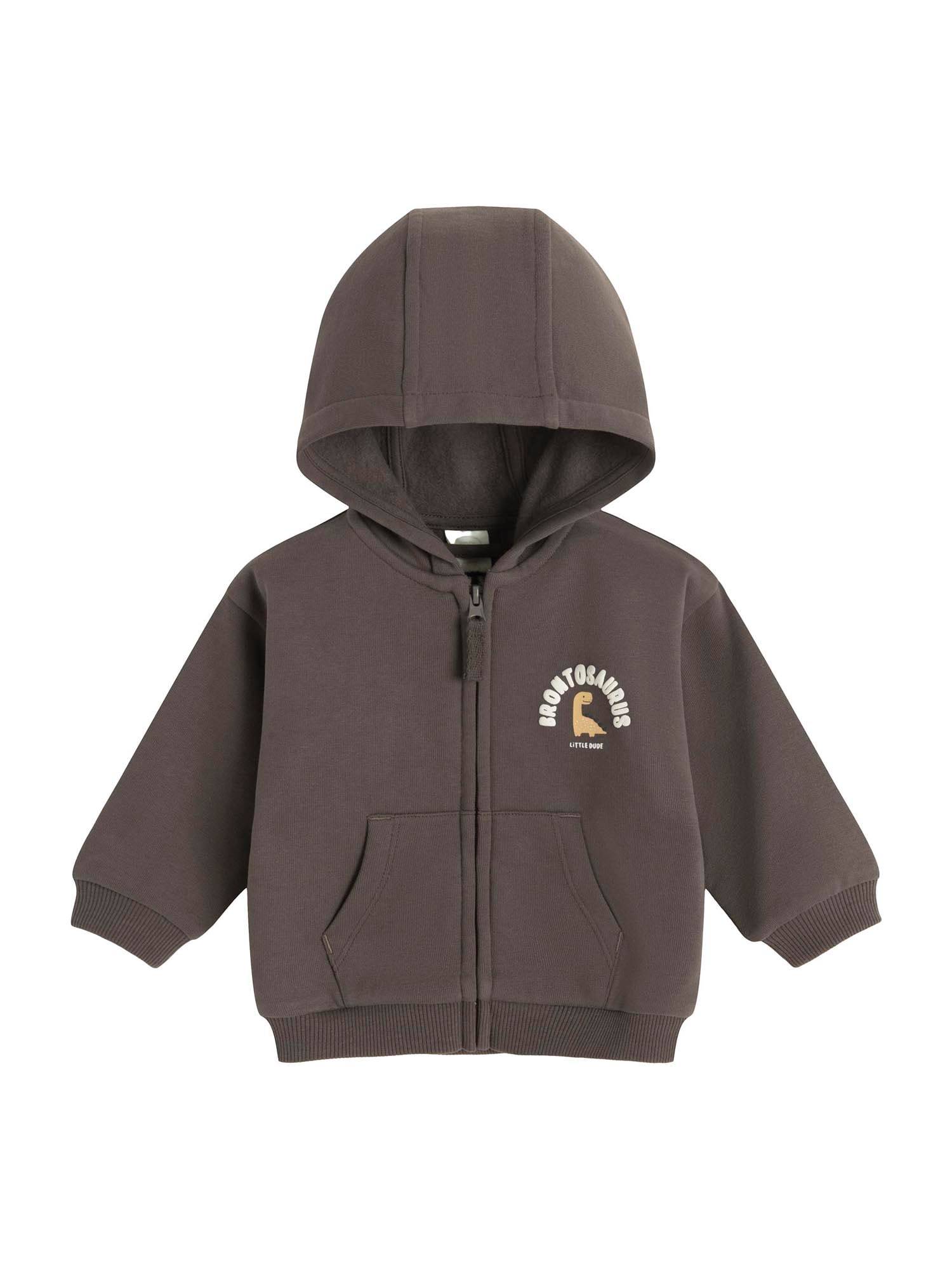 Cool Club Sweatjakke  mørkebrun