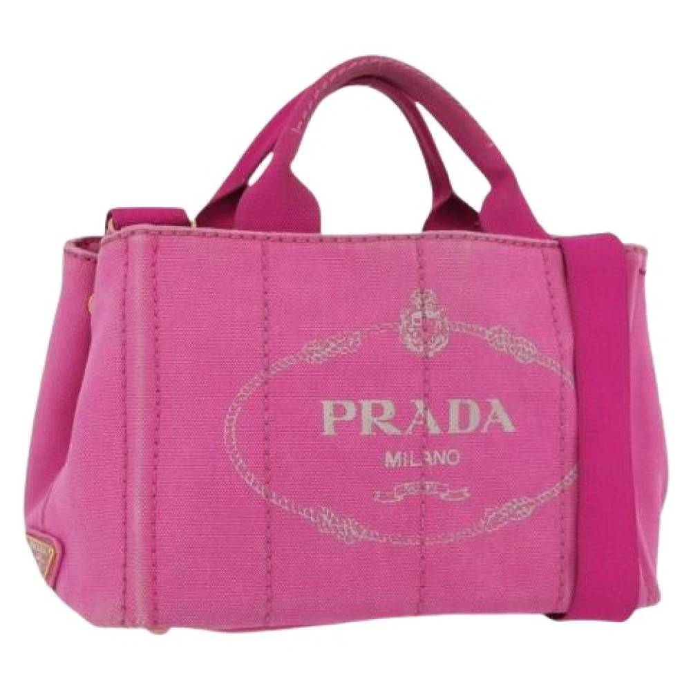 Prada Vintage - Pre-owned Vintage Canvas Tote Bag Vintage - Dam - ONE Size -