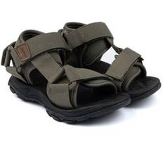 Pompom Trecking Sandal Velcro - HUNTER