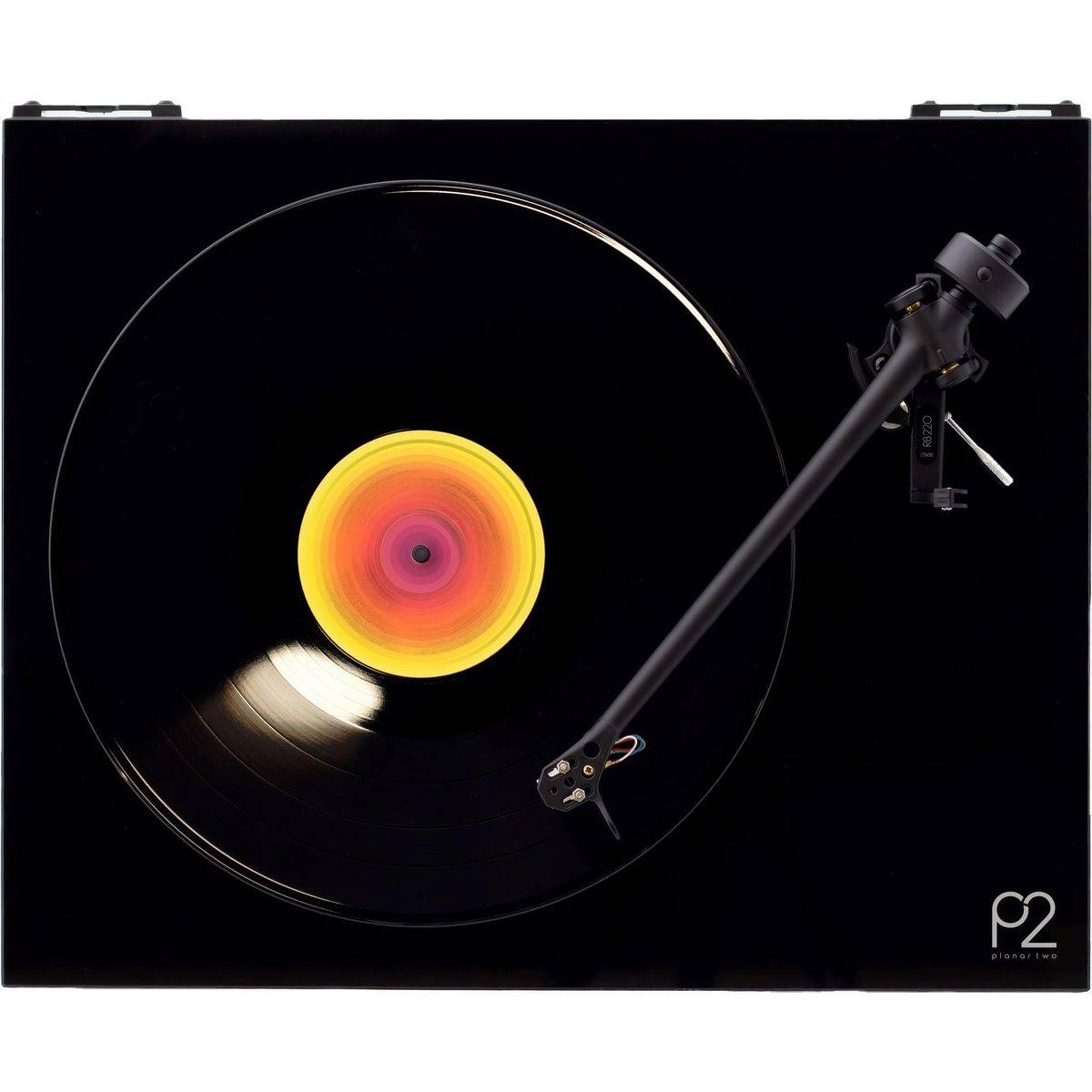 Rega Planar 2 sort lak med celle Nd3.