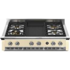 Steel Ascot 90 Cooktop, Einbau-Gaskochfeld, 90 cm, Crema, A9-4BCR, mit 5 Jahren Garantie!