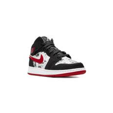 Jordan Kids - Air Jordan 1 höga sneakers - barn - läder/nylon - 5Y - Svart