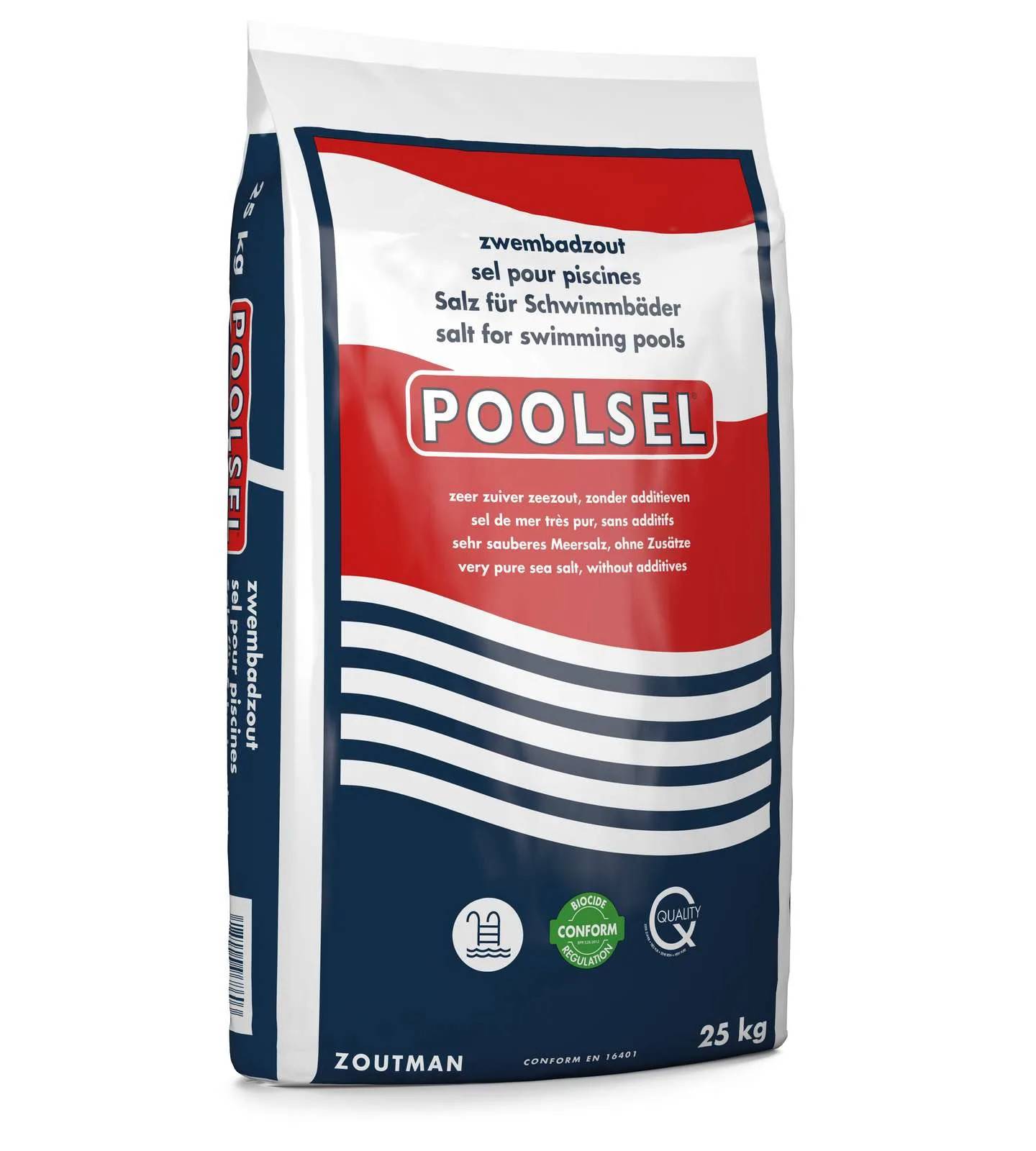 Salt - Renset Poolsalt (25 kg).