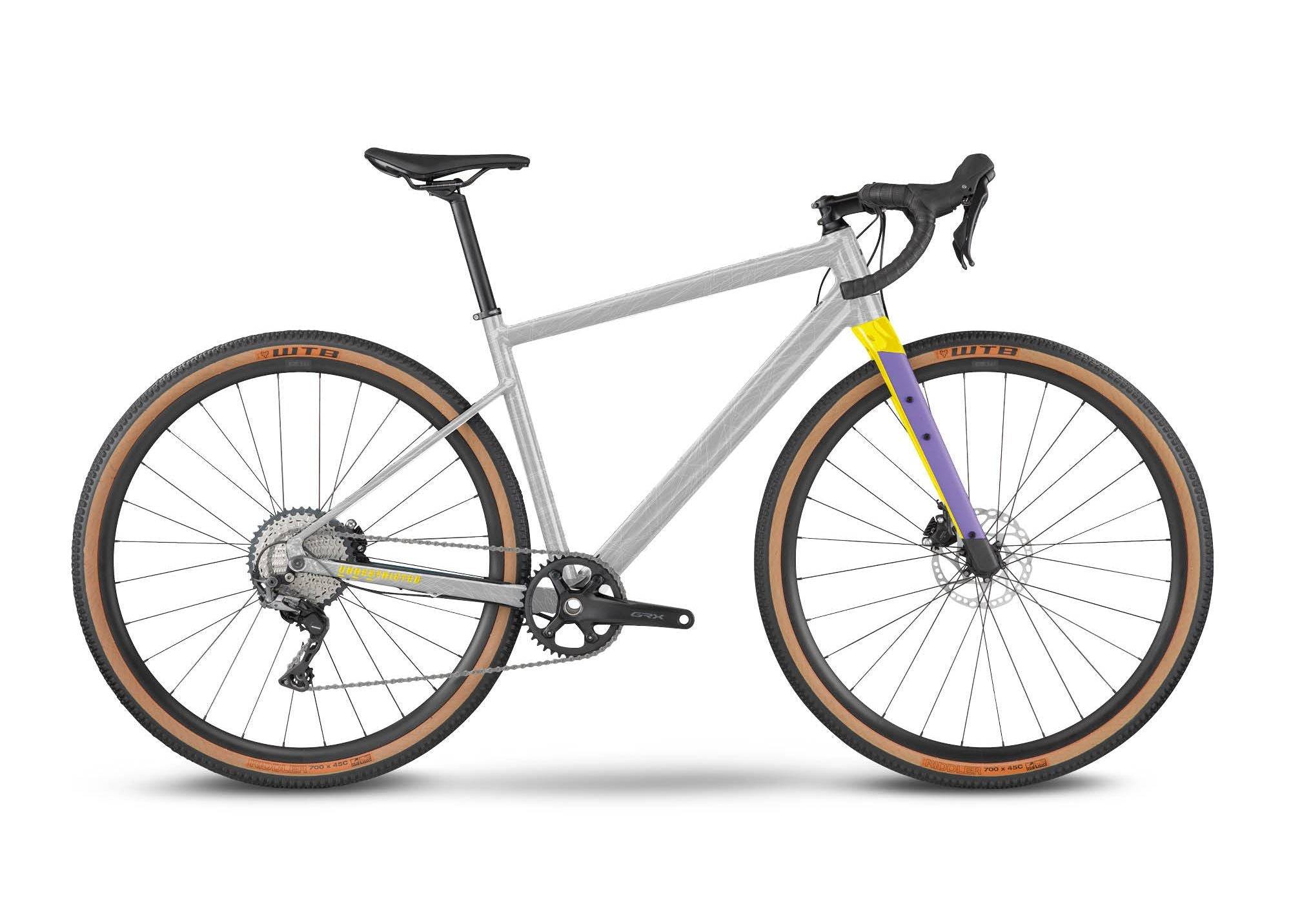 BMC URS AL TWO 2024 - Shimano GRX 10sp - PRD23 - 026 / XS / RAW ALLOY YELLOW
