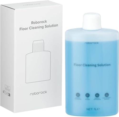 roborock 1L Original Reinigungsmittel für roborock S/Saros/Qrevo/Q-Serie Saugroboter und Flexi/F-Serie Nass- & Trockensauger, Bodenreiniger Mittel, Keine Schaumbildung und Schlieren, Konzentrat