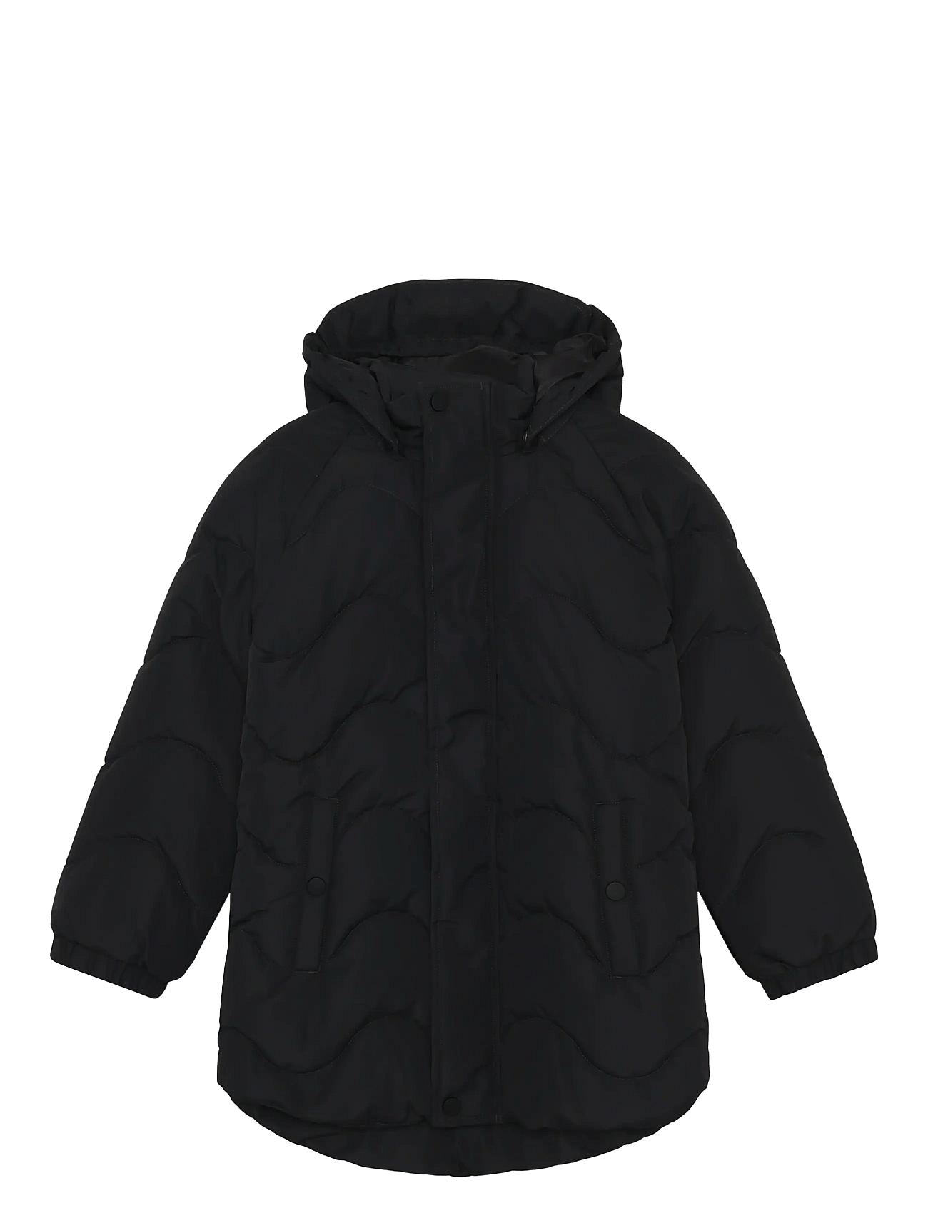 COLOR KIDS Jacket - Quilt & Long | Black | 134