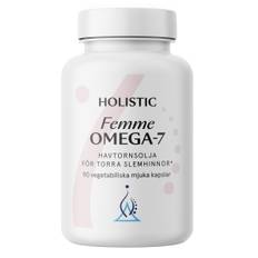 Holistic Femme Omega-7 Havtornsolie, 90 kapsler