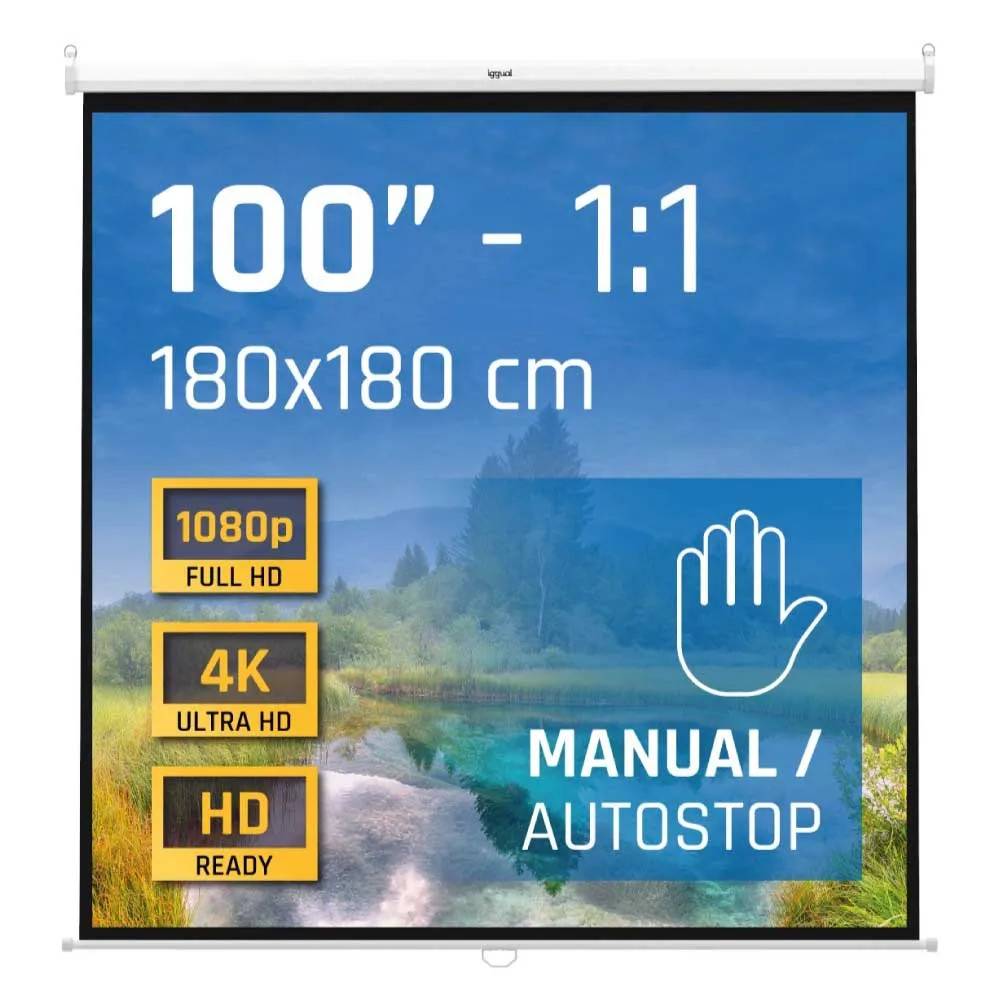 Iggual Monitos 4:3 180x180 Cm 100´´ Projektionsskærm Refurbished