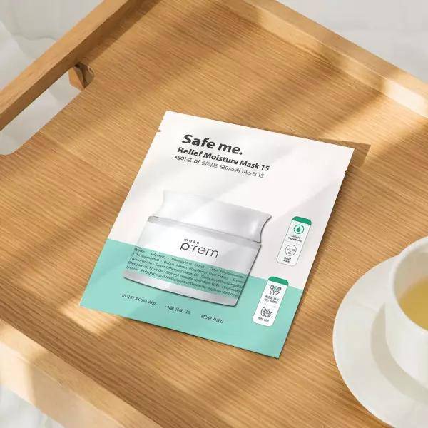 Make P:REM Safe Me Relief Moisture Mask 15 (10 Sheets), 1 Pack: Skin-Soothing Hydrating Mask