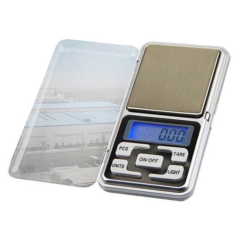 Pocket skala lab guld smycken balans bakgrundsbelysning vikt gramt 50/20/10g 0.001g höjd precision lcd smycken skala inget batteri - Silikon 500g 0.1g