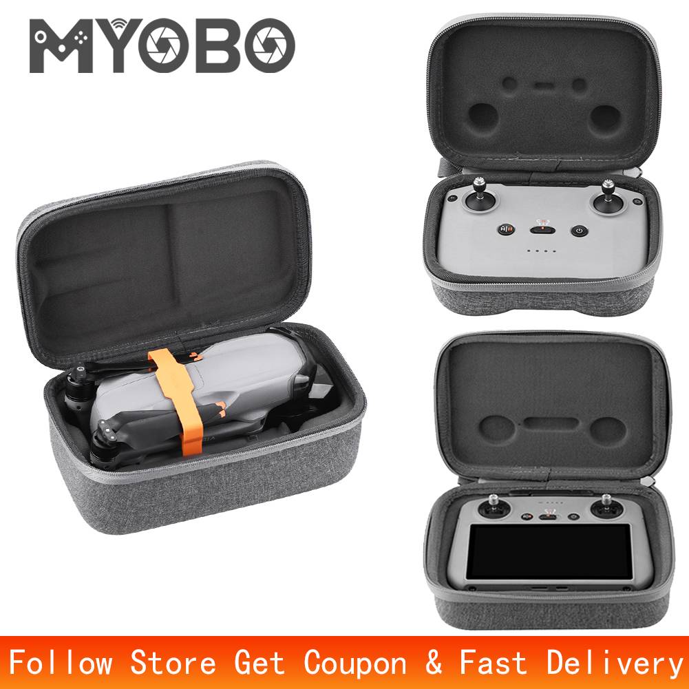 MYOBO Storage Bag for DJI Air 3s Remote Controller Body Case Carrying Box Travel Handbag RC-N3 RC 2 Controller Accessories