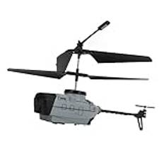 Mini RC Helikopter, Förhindra Sidoflygning 15 Minuter Endurance RC Helikopter Lätt Att Använda för Utomhus för över 14 år Gammal (Dubbelt batteri)